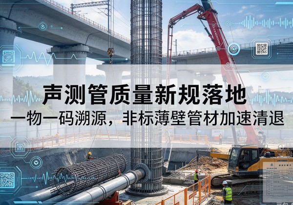 颍上声测管质量新规落地，一物一码溯源，非标薄壁管材加速清退