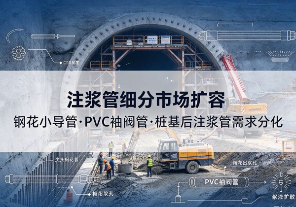 颍上注浆管细分市场扩容，隧道钢花小导管、PVC 袖阀管、桩基后注浆管需求分化